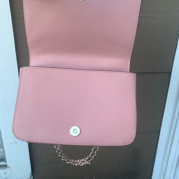 New Tory Burch Saffiano Leather “Channel”Chain Bag - Picture 15 of 16